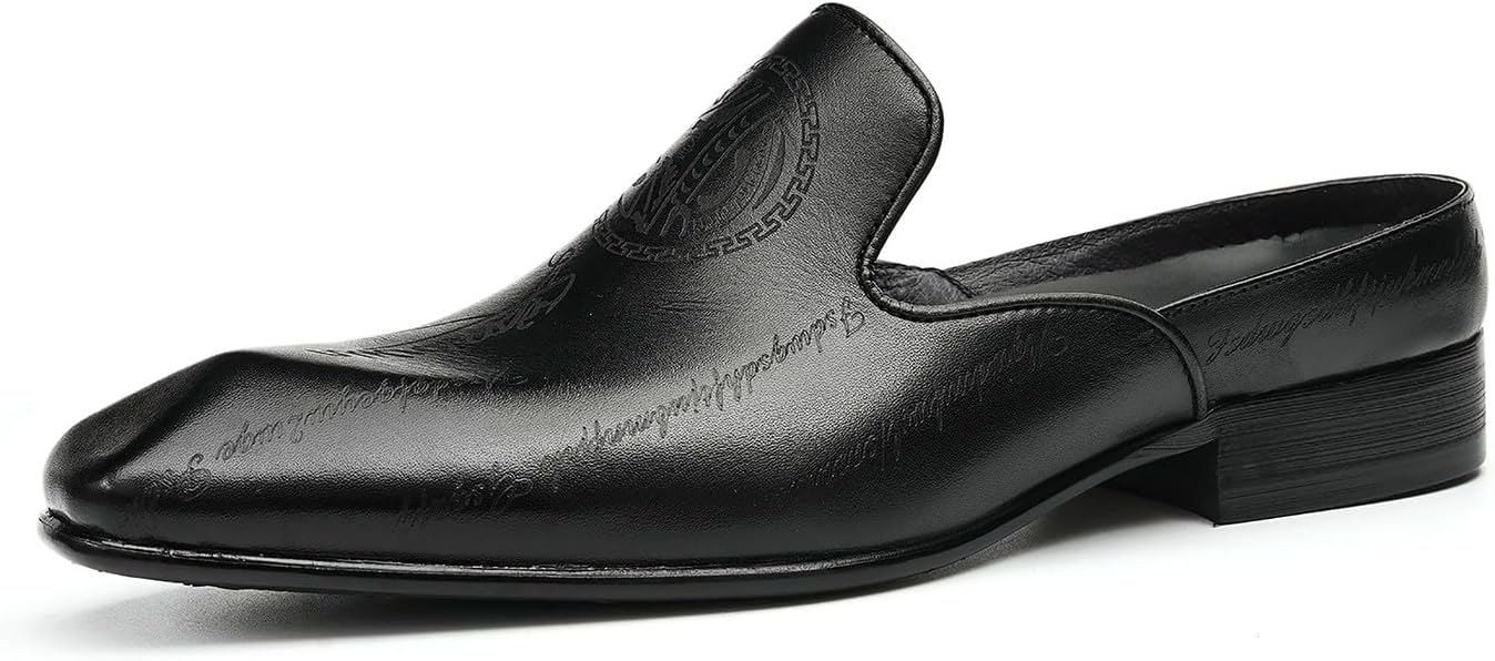 Мужские тапочки Santimon, повседневные мюли, лоферы без задника, модные деловые кожаные сандалии на лето, черный
Мужские тапочки Santimon, повседневные мюли, лоферы без задника, модные деловые кожаные сандалии на лето, черный