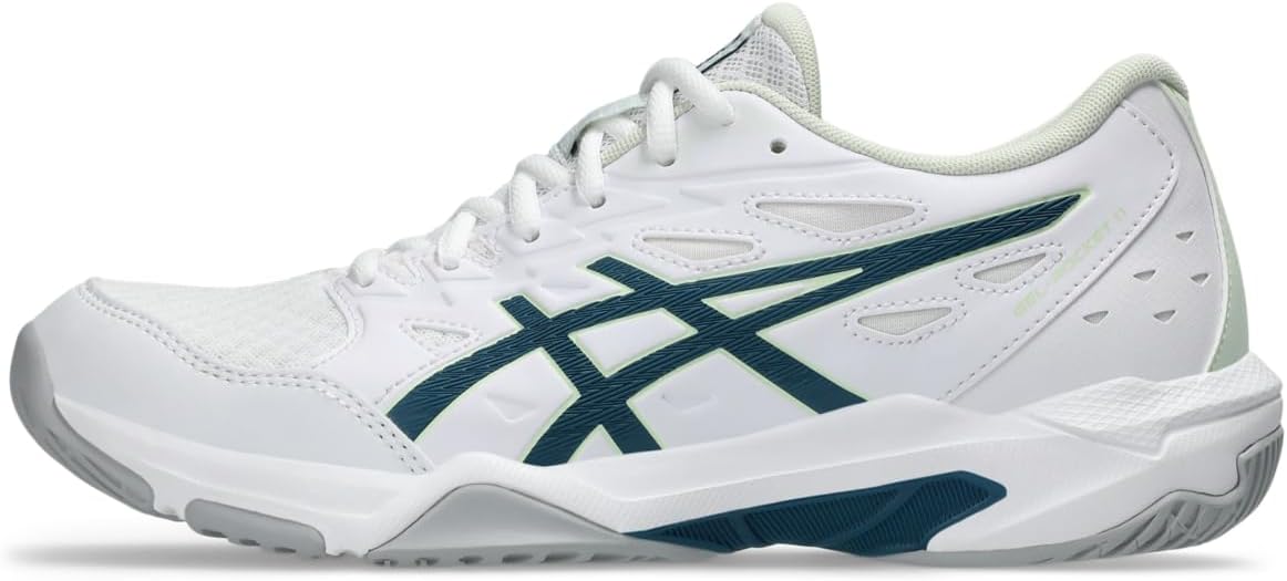 Женские волейбольные кроссовки Asics Gel-Rocket 11, белый/бирюзовый
Женские волейбольные кроссовки Asics Gel-Rocket 11, белый/бирюзовый