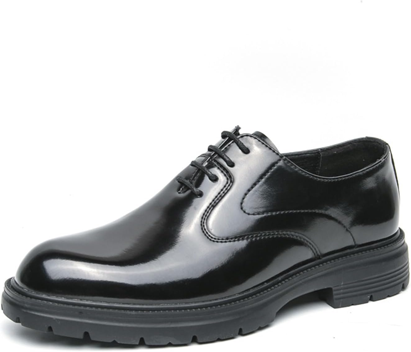 Мужские классические кожаные оксфорды с массивным каблуком, заостренным носком, полированной поверхности, прочной противоскользящей подошвой и шнуровкой для работы, свадьбы и вечеринок Fifilapin, черный
Мужские классические кожаные оксфорды с массивным каблуком, заостренным носком, полированной поверхности, прочной противоскользящей подошвой и шнуровкой для работы, свадьбы и вечеринок Fifilapin, черный