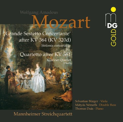 CD диск Mozart / Mannheim String Quartet / Duis: Transcriptions / Grande Sestetto Concertante
CD диск Mozart / Mannheim String Quartet / Duis: Transcriptions / Grande Sestetto Concertante