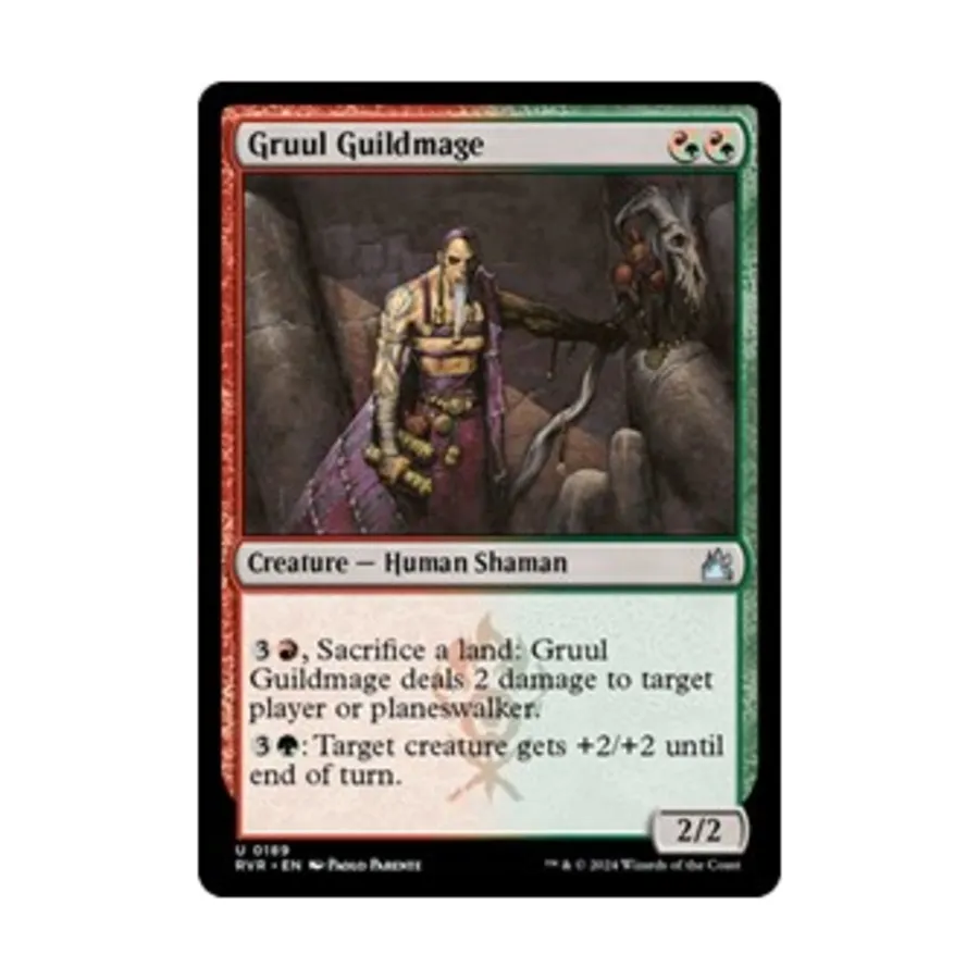 CCG Маг гильдии Груулов (U), MTG - Ravnica Remastered
CCG Маг гильдии Груулов (U), MTG - Ravnica Remastered