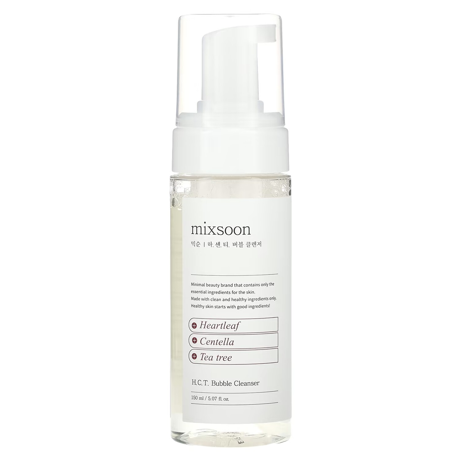Mixsoon HCT Bubble Cleanser 5,07 жидких унций (150 мл)
Mixsoon HCT Bubble Cleanser 5,07 жидких унций (150 мл)