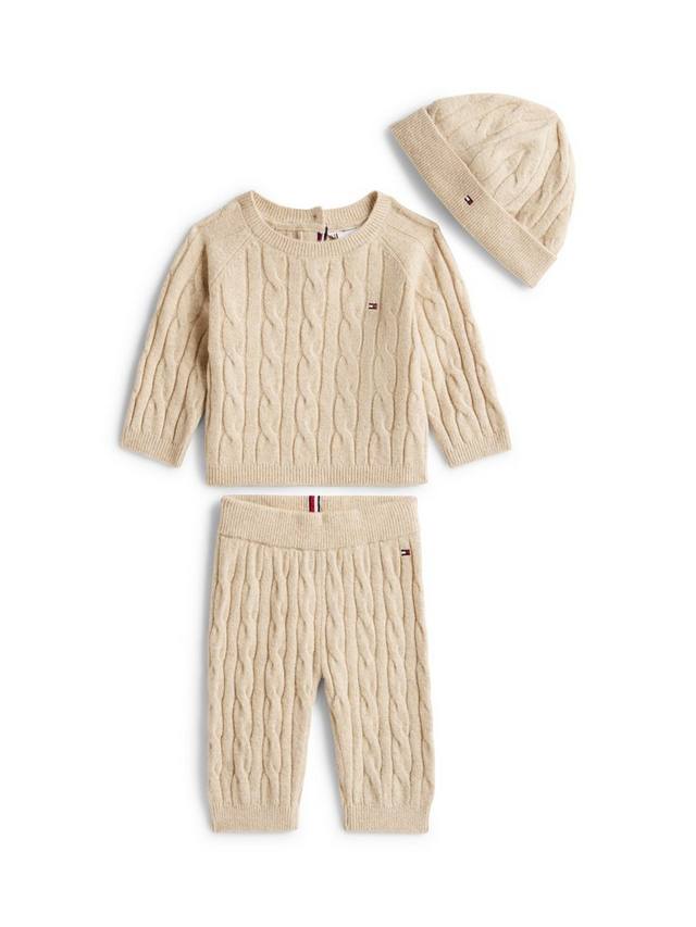 Детский джемпер с кабельным узором Tommy Hilfiger, Trousers and Hat
Детский джемпер с кабельным узором Tommy Hilfiger, Trousers and Hat