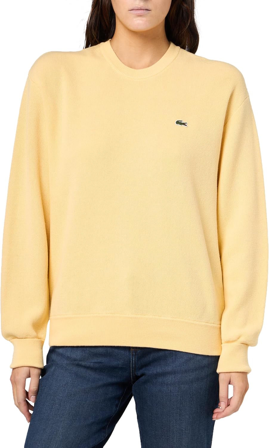 Lacoste женский свитер из шерстяной смеси, Sesame Yellow
Lacoste женский свитер из шерстяной смеси, Sesame Yellow