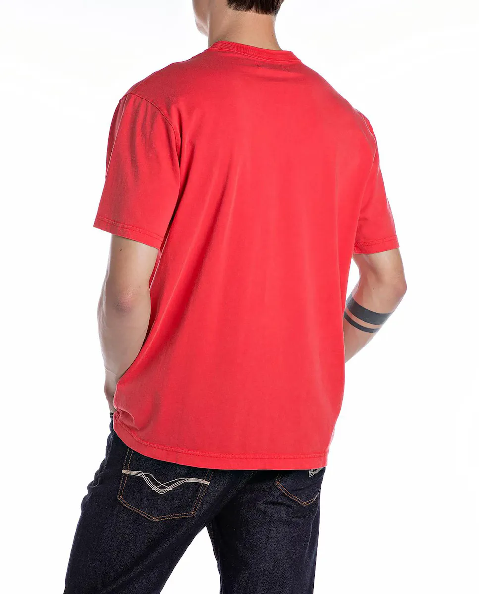 Мужская футболка с коротким рукавом и круглым вырезом Replay, красный
Мужская футболка с коротким рукавом и круглым вырезом Replay, красный