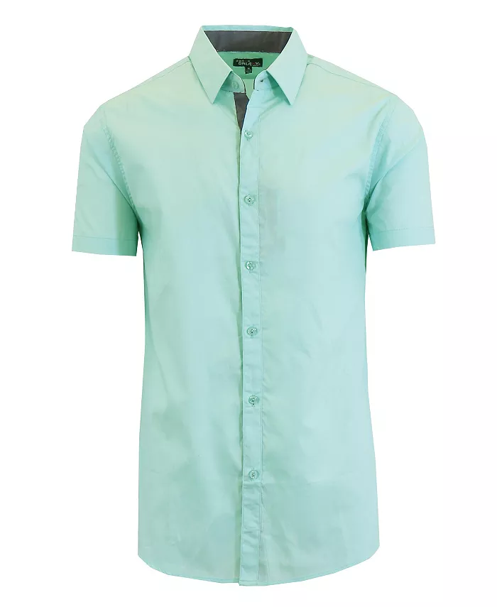 Мужская однотонная рубашка облегающего кроя с коротким рукавом Galaxy By Harvic, зеленый
Мужская однотонная рубашка облегающего кроя с коротким рукавом Galaxy By Harvic, зеленый