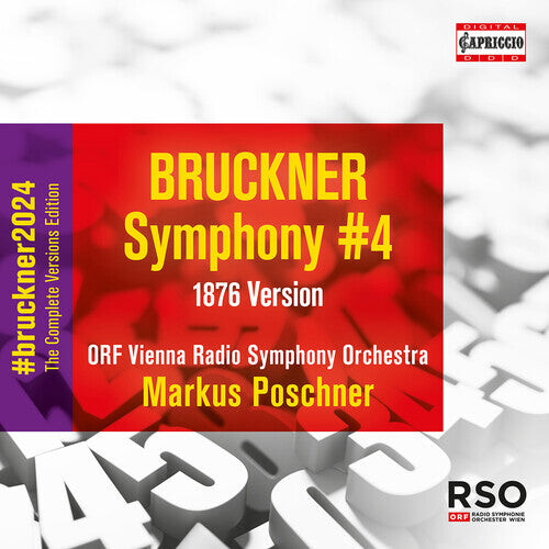 CD диск Bruckner / Orf Vienna Radio Symphony Orchestra: Symphony No. 4 (1876 Version)
CD диск Bruckner / Orf Vienna Radio Symphony Orchestra: Symphony No. 4 (1876 Version)