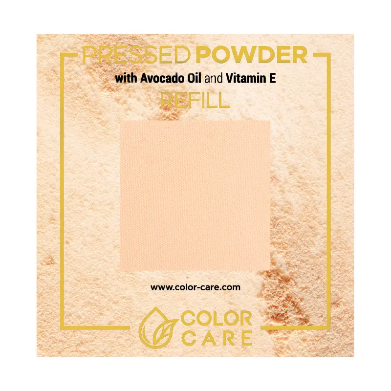 Веганский прессованный порошок - сменный блок - 04 Color Care Beige, 8 гр 
Веганский прессованный порошок - сменный блок - 04 Color Care Beige, 8 гр
