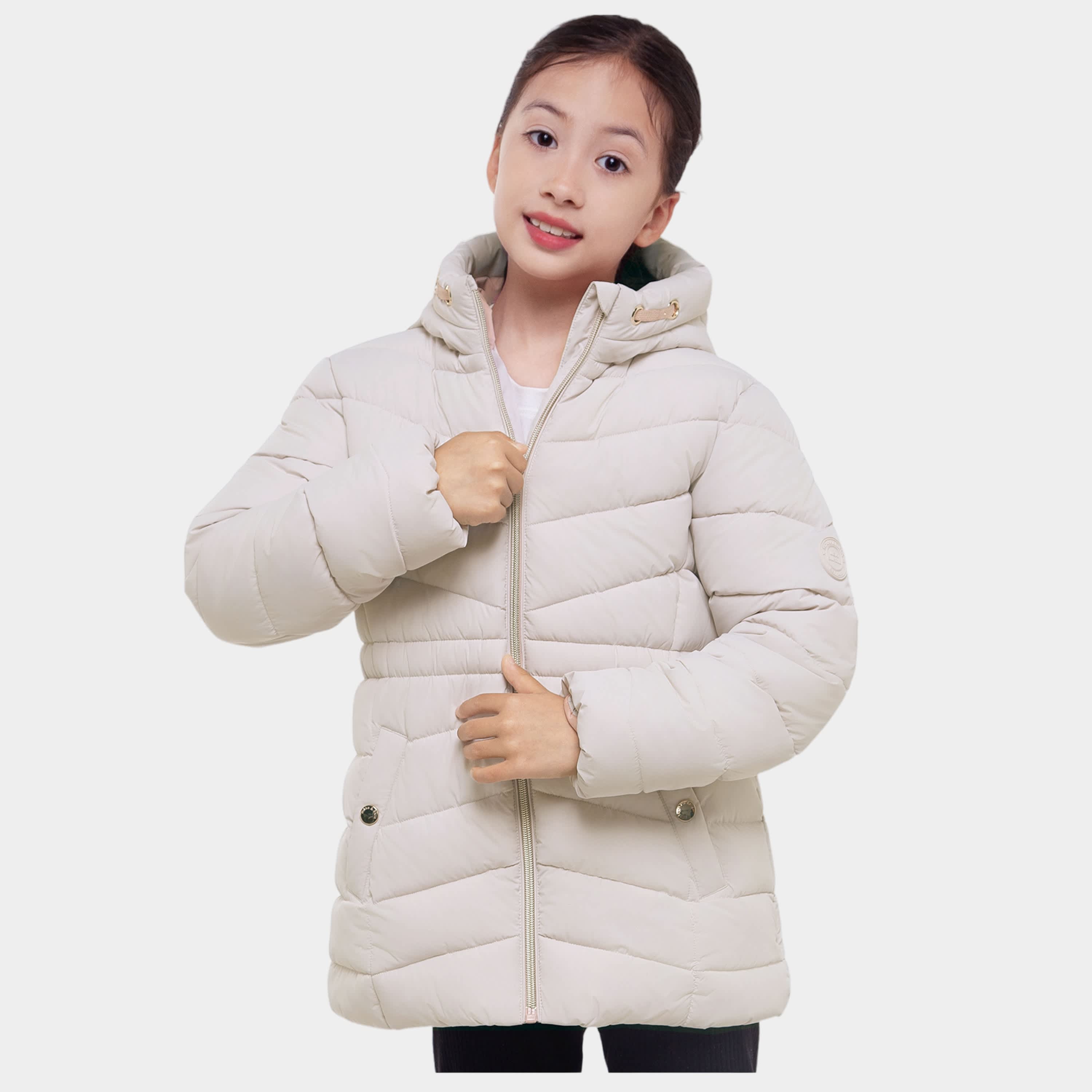 Длинное пальто-пуховик для девочек Rokka&Rolla, айвори
Длинное пальто-пуховик для девочек Rokka&Rolla, айвори