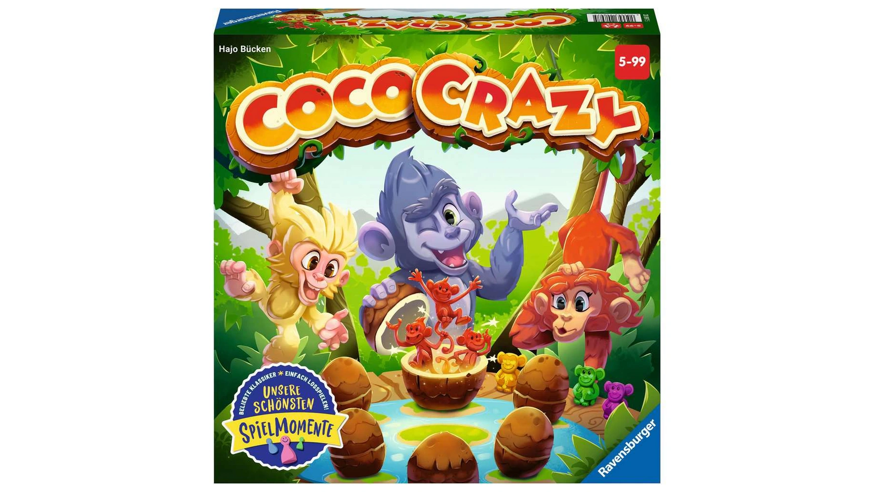 Ravensburger Spiele Coco Crazy, настольная игра для детей от 5 лет и старше, семейная игра для детей и взрослых
Ravensburger Spiele Coco Crazy, настольная игра для детей от 5 лет и старше, семейная игра для детей и взрослых