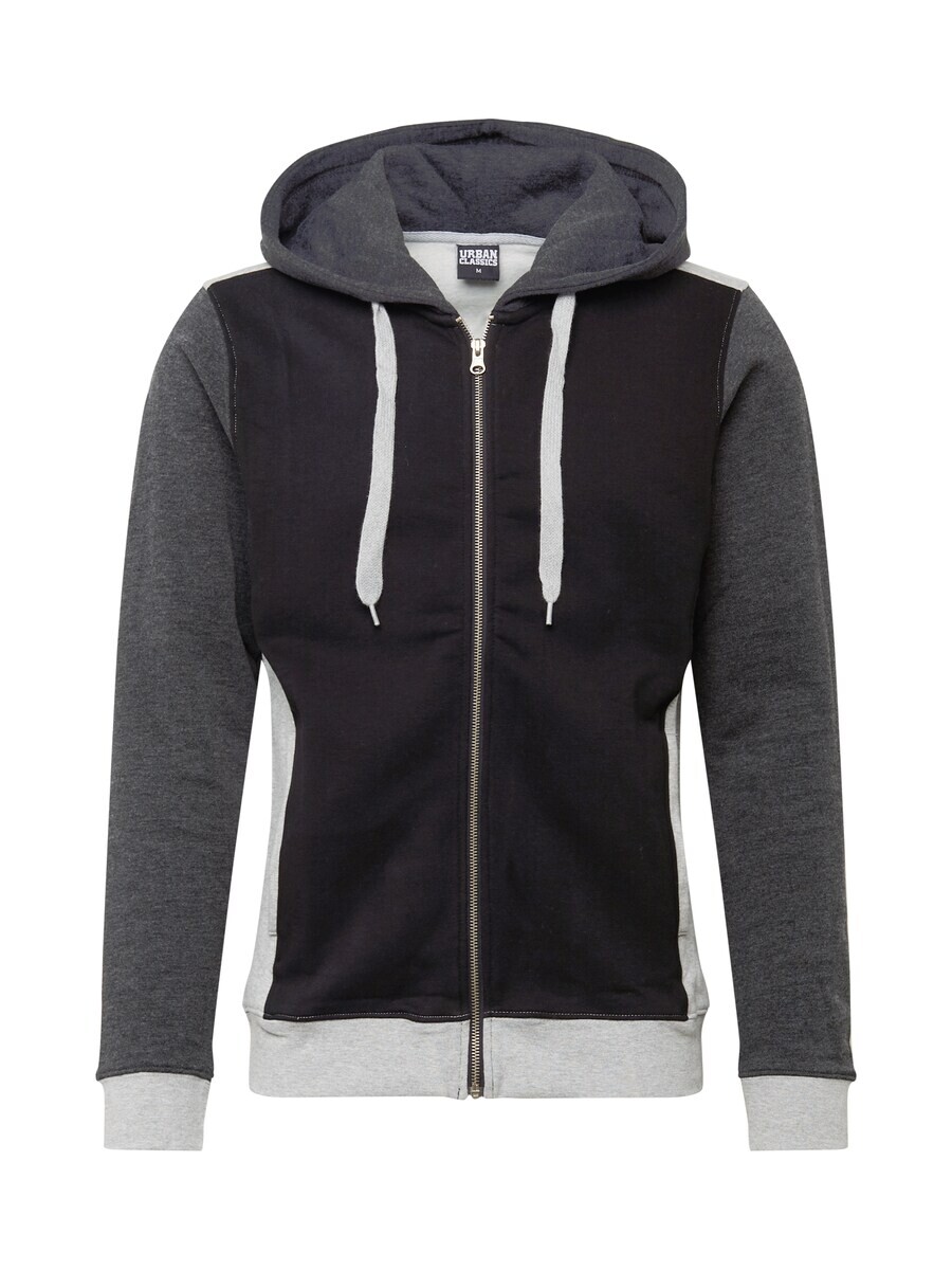 Худи на молнии Urban Classics, черный
Худи на молнии Urban Classics, черный