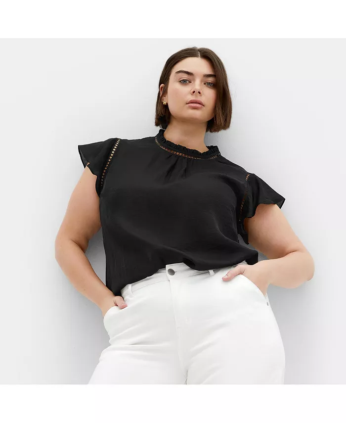 Топ Lorelai размера плюс CITY CHIC, черный
Топ Lorelai размера плюс CITY CHIC, черный