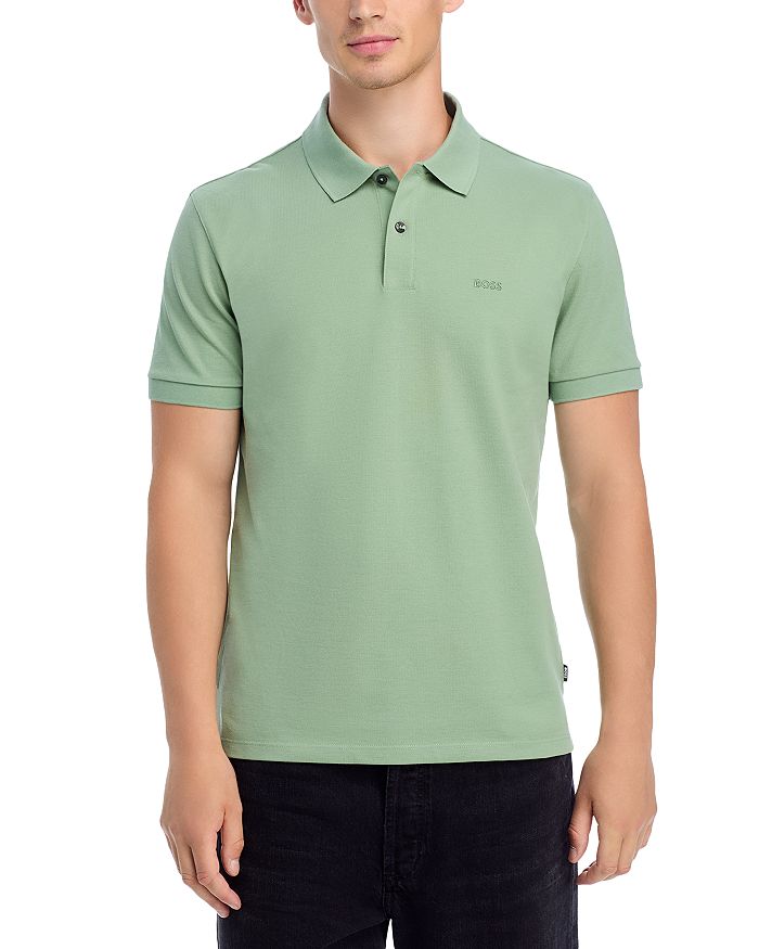 Поло Pallas классического кроя BOSS, зеленый
Поло Pallas классического кроя BOSS, зеленый