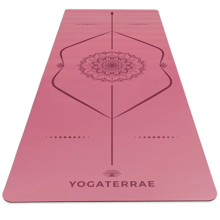 YOGATERRAE Нескользящий коврик для йоги из натурального каучука PU - MANDALA BODY LINES Бордо
YOGATERRAE Нескользящий коврик для йоги из натурального каучука PU - MANDALA BODY LINES Бордо