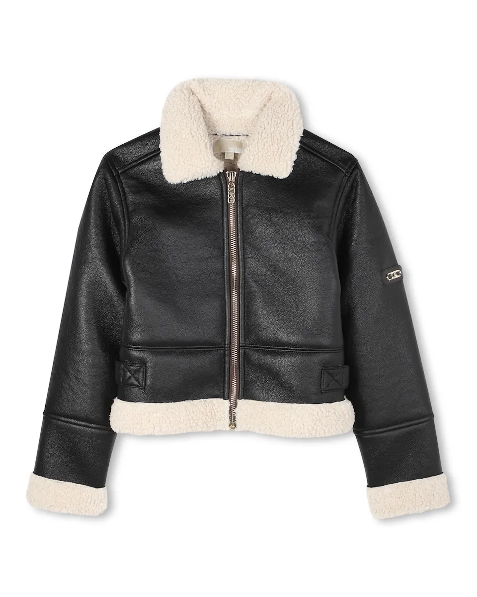 Детская куртка коричневого цвета с длинными рукавами Michael Kors
Детская куртка коричневого цвета с длинными рукавами Michael Kors