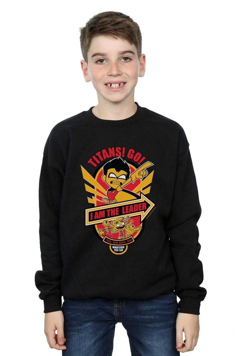 Толстовка «Юные титаны, вперед, я лидер» DC Comics, черный
Толстовка «Юные титаны, вперед, я лидер» DC Comics, черный
