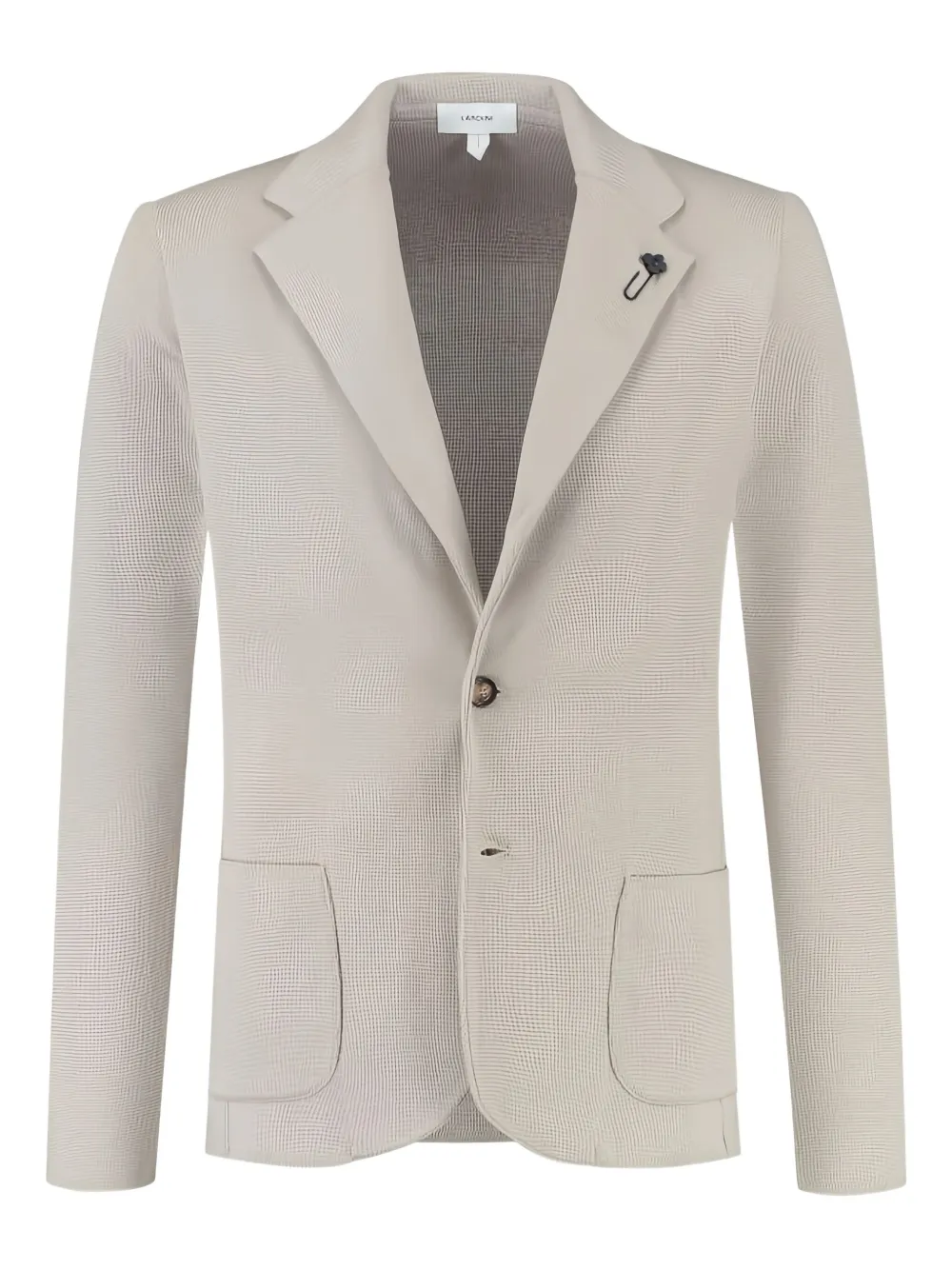 Однобортный пиджак Lardini, нейтральный
Однобортный пиджак Lardini, нейтральный