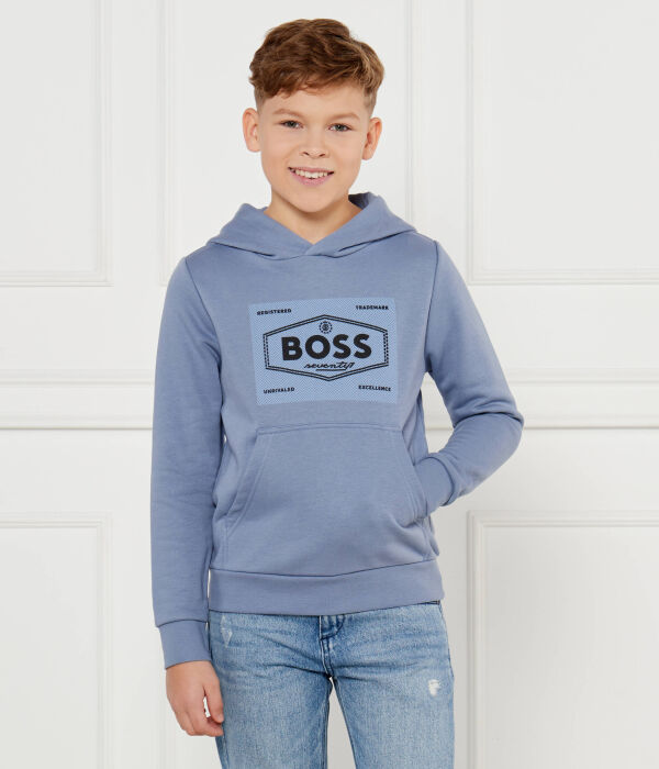 Толстовка детская Boss Kidswear с капюшоном, синий
Толстовка детская Boss Kidswear с капюшоном, синий