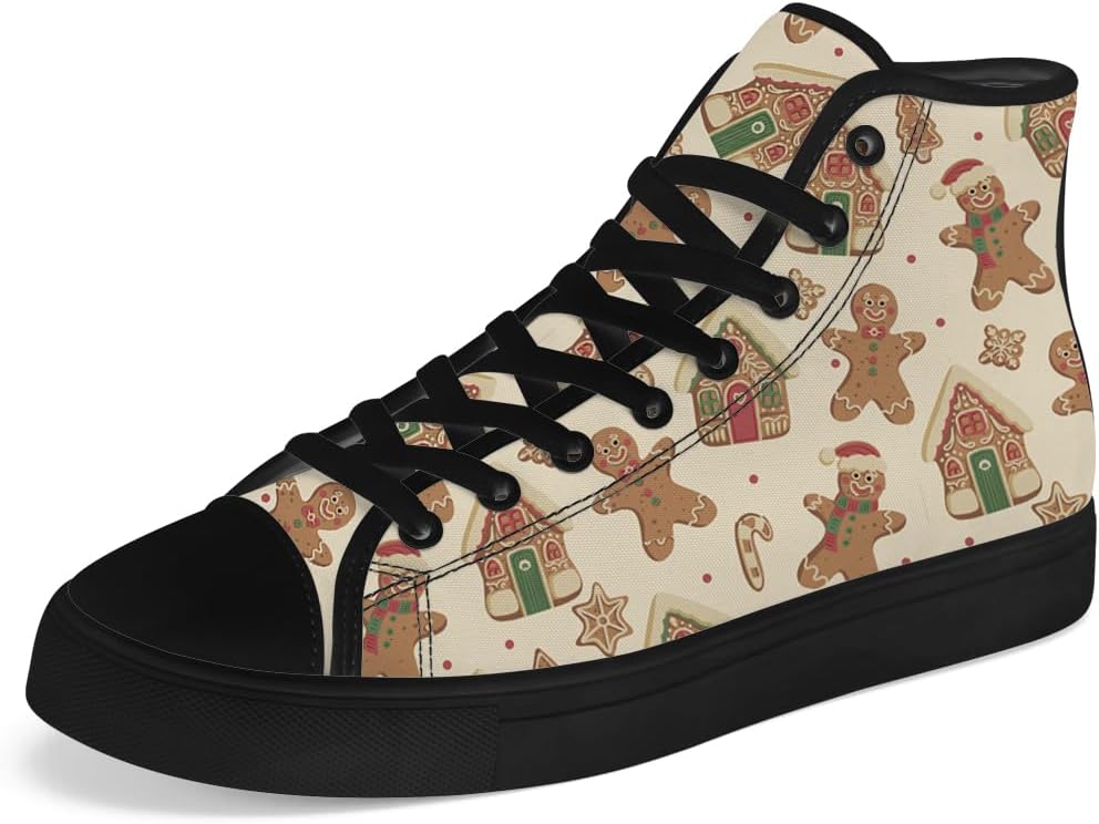 Детские высокие кеды Chebing для мальчиков и девочек с принтом рождественских печений, на шнуровке, повседневные холщовые кроссовки, 616 Brown
Детские высокие кеды Chebing для мальчиков и девочек с принтом рождественских печений, на шнуровке, повседневные холщовые кроссовки, 616 Brown