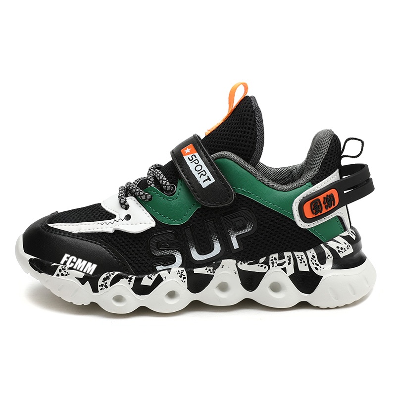 Нескользящие износостойкие низкие повседневные кроссовки для детей FCMM, черный/зеленый
Нескользящие износостойкие низкие повседневные кроссовки для детей FCMM, черный/зеленый
