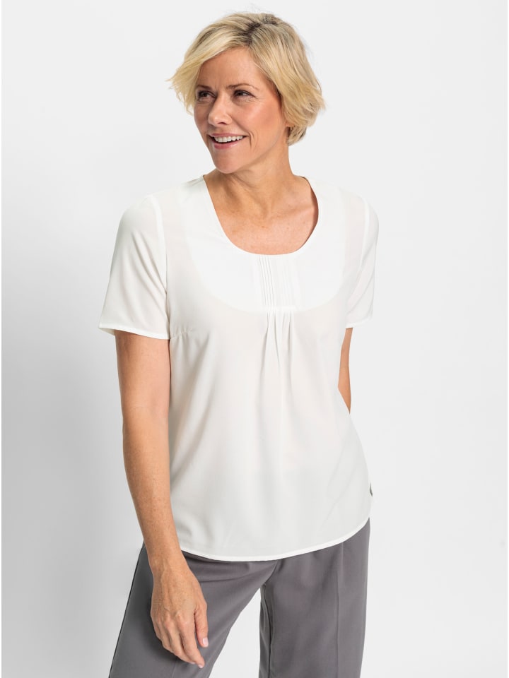 Блузка с короткими рукавами цвета экрю WITT WEIDEN
Блузка с короткими рукавами цвета экрю WITT WEIDEN