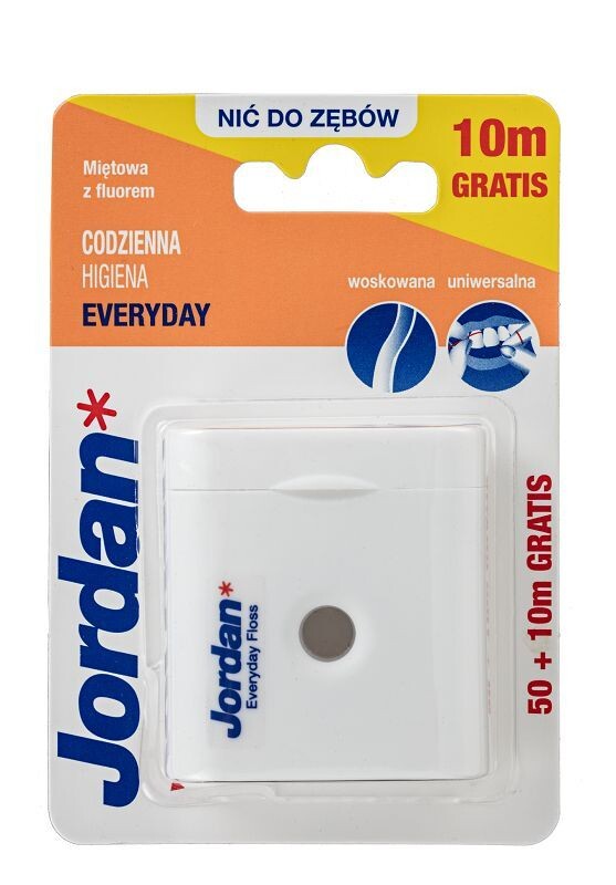 Jordan Everyday Floss зубная нить, 1 шт.
Jordan Everyday Floss зубная нить, 1 шт.