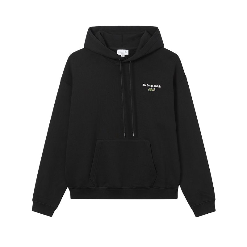 Графический худи с капюшоном LACOSTE, черный
Графический худи с капюшоном LACOSTE, черный