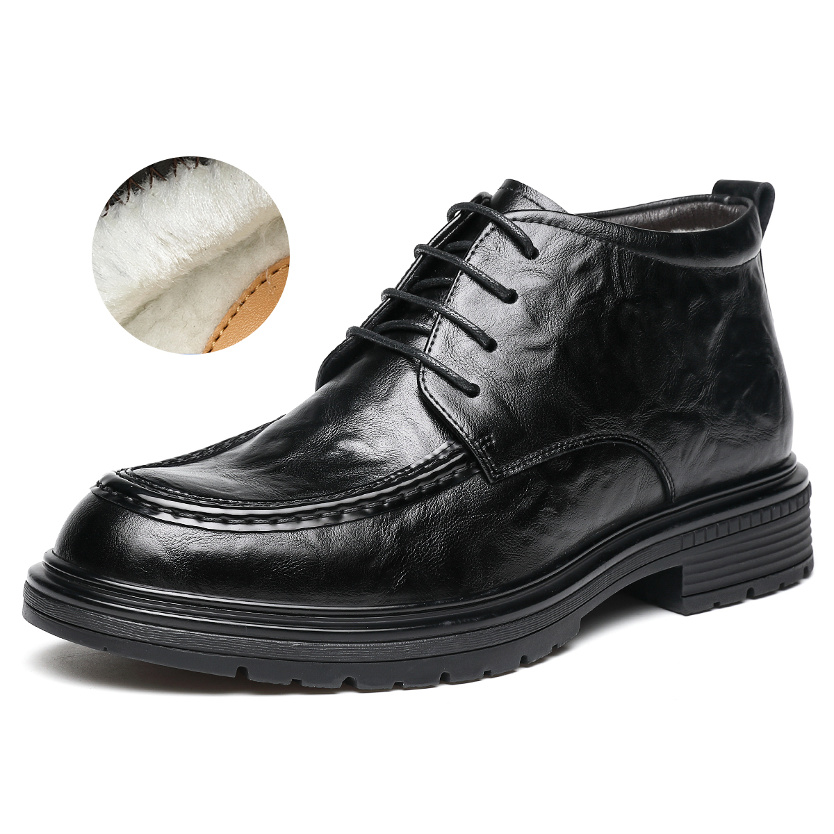 CHINT Мужские повседневные туфли средней высоты, черные
CHINT Мужские повседневные туфли средней высоты, черные