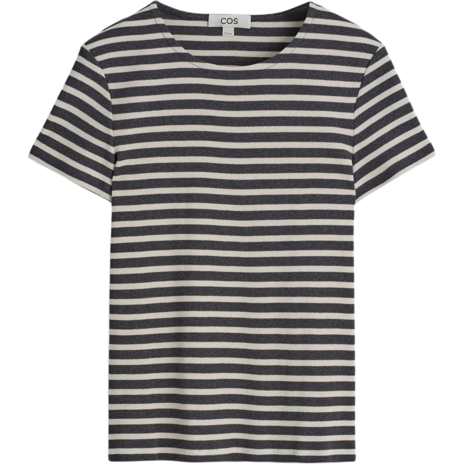 Футболка Women's в серую полоску COS, серый
Футболка Women's в серую полоску COS, серый