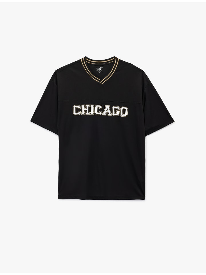 KOTON Футболка SS черного цвета
KOTON Футболка SS черного цвета