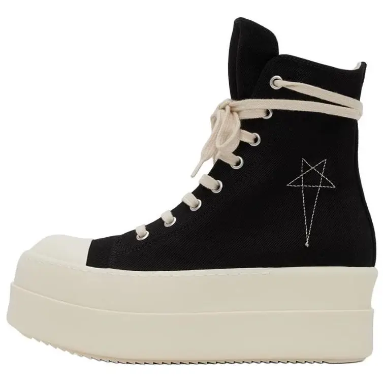 Rick Owens DRKSHDW Высокие мужские кроссовки, черные
Rick Owens DRKSHDW Высокие мужские кроссовки, черные
