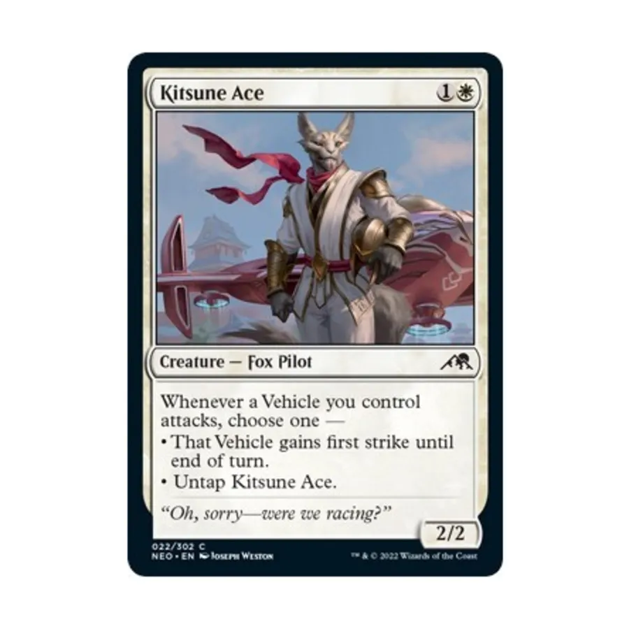 CCG Кицунэ Эйс (C) (Рольга), MTG - Kamigawa : Neon Dynasty 
CCG Кицунэ Эйс (C) (Рольга), MTG - Kamigawa : Neon Dynasty