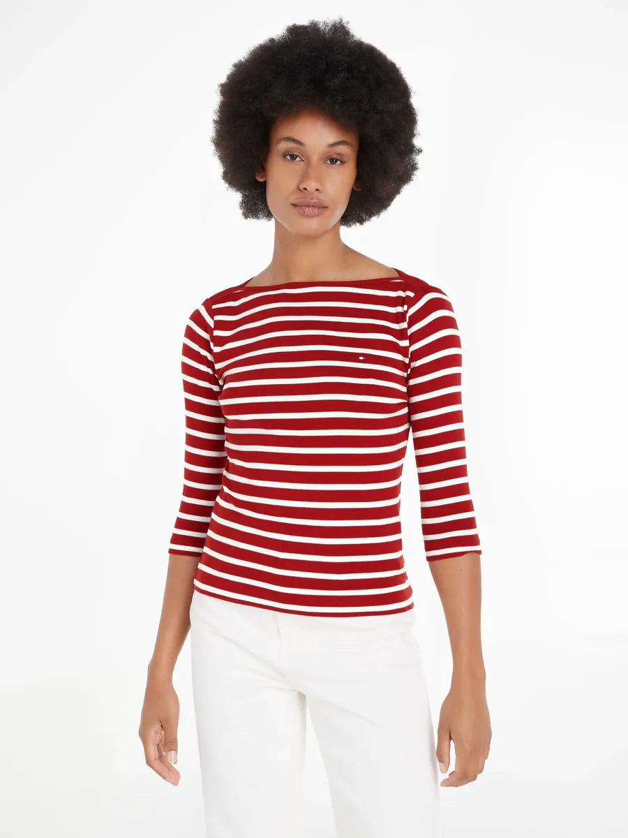 Рубашка Tommy Hilfiger с рукавом 3/4 "NEW CODY SLIM BOAT-NK 3/4SLV" с фирменной этикеткой Tommy Hilfiger, цвет Breton Stp/ Dark Magma/ Ecru
Рубашка Tommy Hilfiger с рукавом 3/4 "NEW CODY SLIM BOAT-NK 3/4SLV" с фирменной этикеткой Tommy Hilfiger, цвет Breton Stp/ Dark Magma/ Ecru