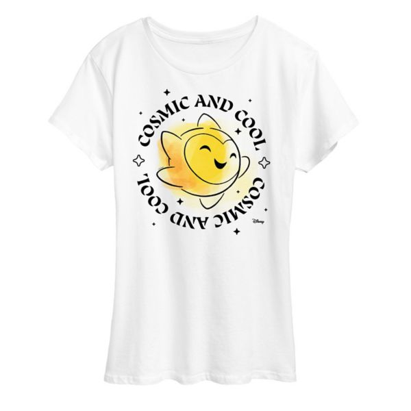 Женская футболка Wish Star с космическим принтом Disney, белый
Женская футболка Wish Star с космическим принтом Disney, белый