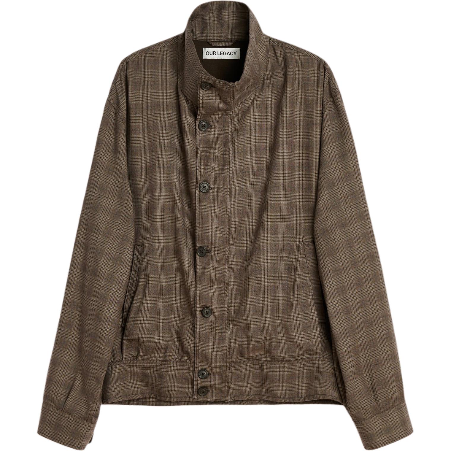 Бомбер в клетку Glen plaid OUR LEGACY, коричневый
Бомбер в клетку Glen plaid OUR LEGACY, коричневый