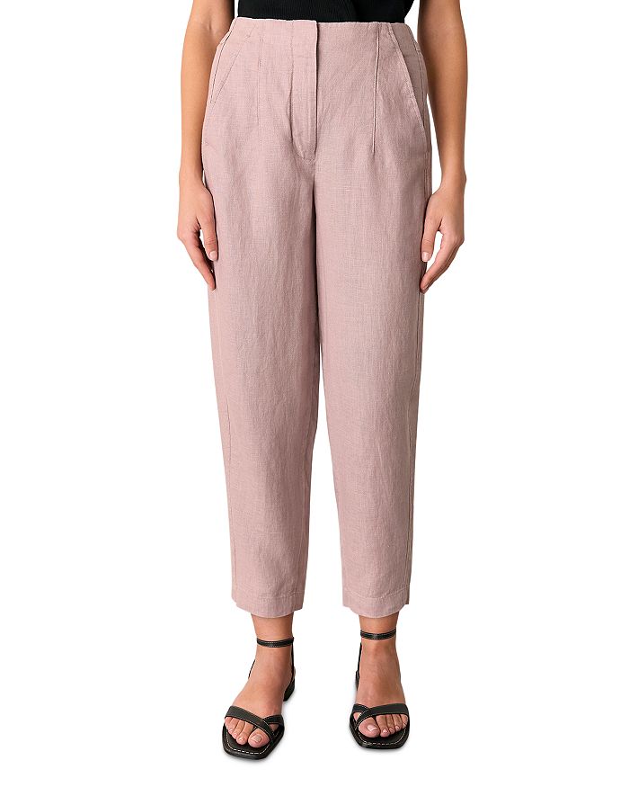 Льняные брюки с расклешенным силуэтом Barrel Leg Whistles, розовый
Льняные брюки с расклешенным силуэтом Barrel Leg Whistles, розовый