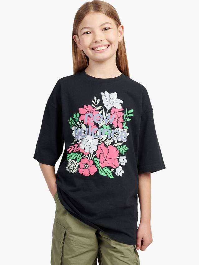 Детская футболка с цветочным принтом New Balance, Caviar
Детская футболка с цветочным принтом New Balance, Caviar