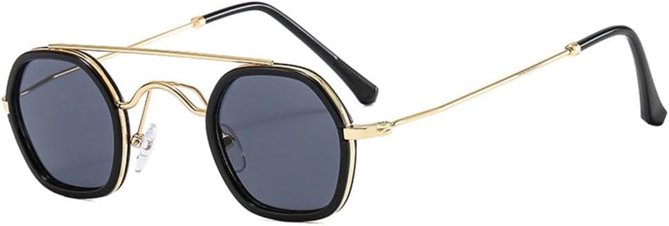 Солнцезащитные очки в стиле ретро Polygon для женщин, прозрачные линзы с градиентом цвета "океан", защита от УФ-излучения UV400 для мужчин, панк-очки LANGSER, Black Golden Grey
Солнцезащитные очки в стиле ретро Polygon для женщин, прозрачные линзы с градиентом цвета "океан", защита от УФ-излучения UV400 для мужчин, панк-очки LANGSER, Black Golden Grey