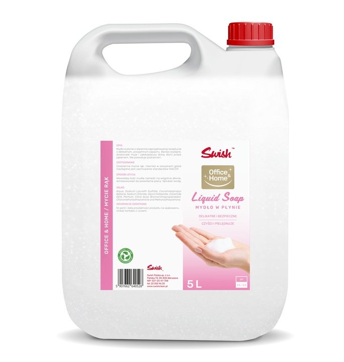 SWISH ЖИДКОЕ МЫЛО ДЛЯ РУК 5 Л
SWISH ЖИДКОЕ МЫЛО ДЛЯ РУК 5 Л