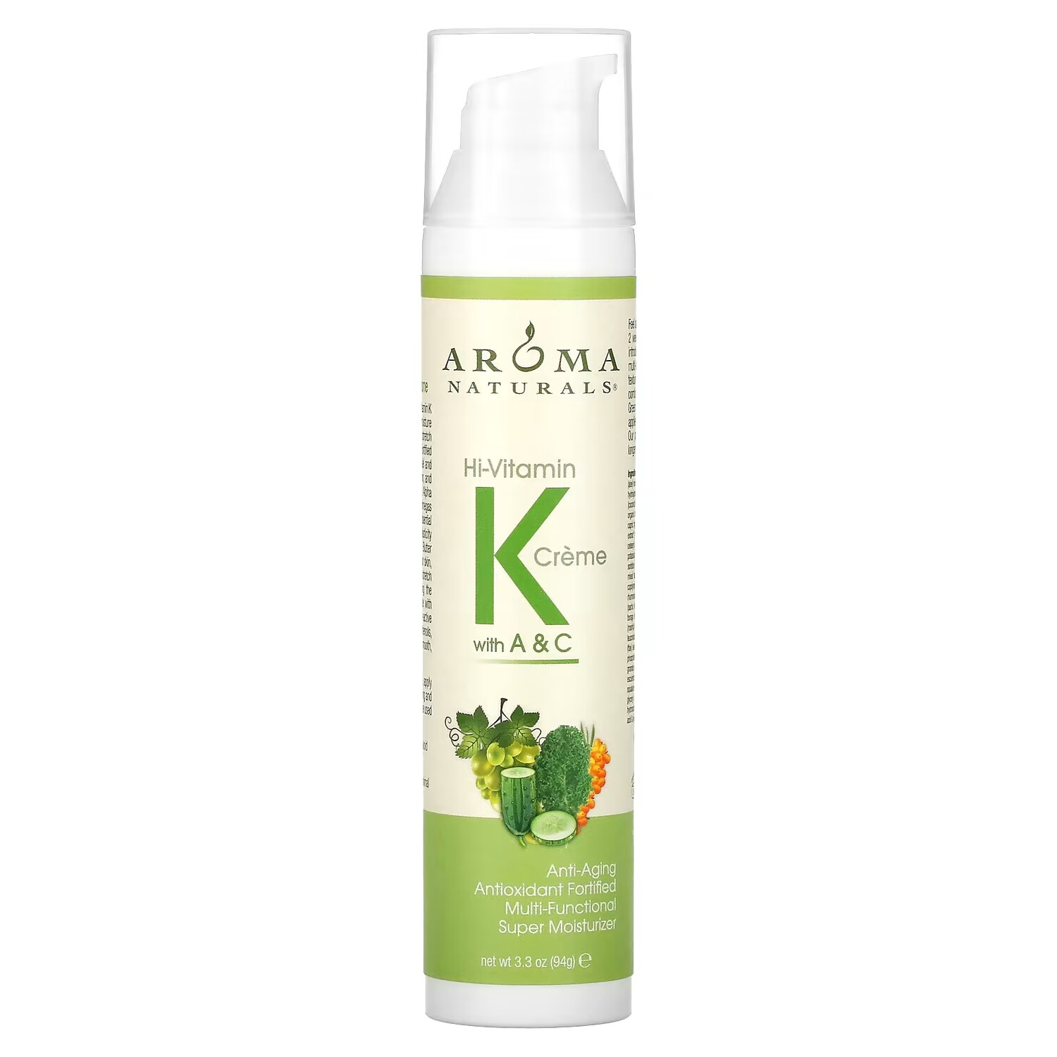 Крем Aroma Naturals с витамином К и A и C, 94 г
Крем Aroma Naturals с витамином К и A и C, 94 г