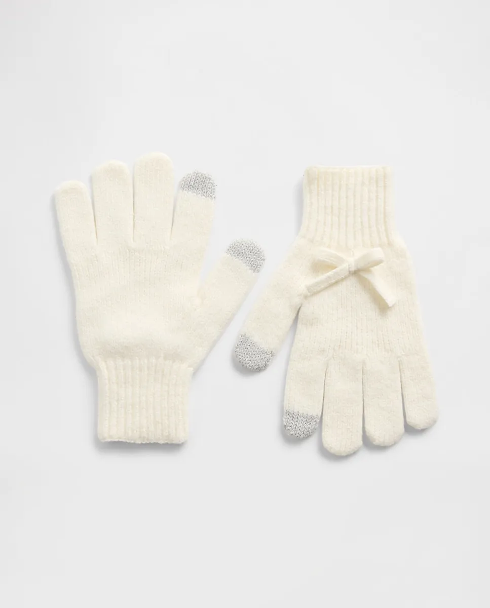 Детские перчатки с бантиком CashSoft для девочек Gap, белый
Детские перчатки с бантиком CashSoft для девочек Gap, белый