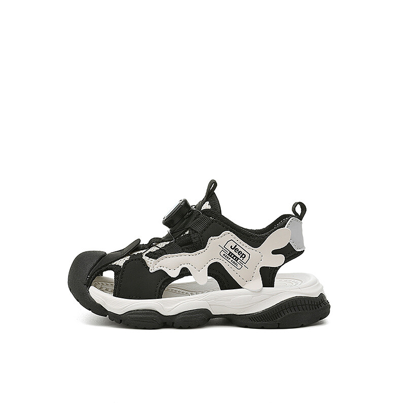 Детские сандалии детские белые Jeep, черный/белый 
Детские сандалии детские белые Jeep, черный/белый