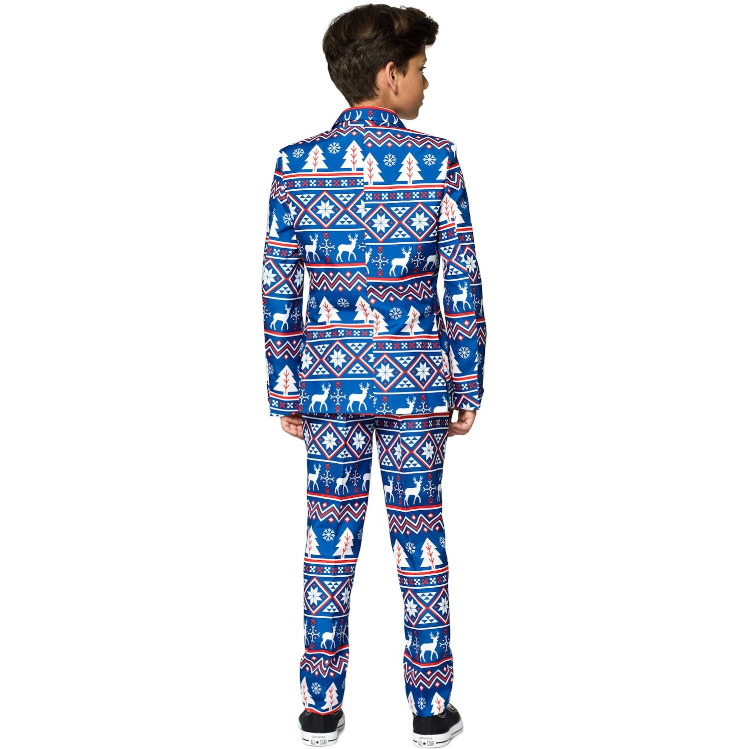 Синий рождественский костюм в скандинавском стиле для мальчиков 4–16 лет. Suitmeister
Синий рождественский костюм в скандинавском стиле для мальчиков 4–16 лет. Suitmeister