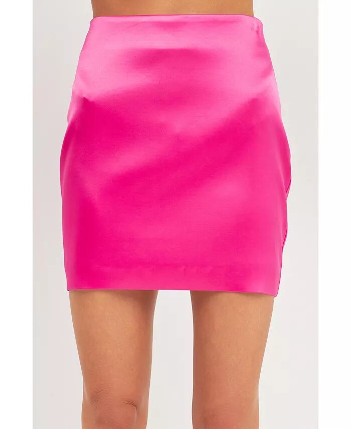 Женская однотонная атласная мини-юбка Grey Lab, розовый
Женская однотонная атласная мини-юбка Grey Lab, розовый