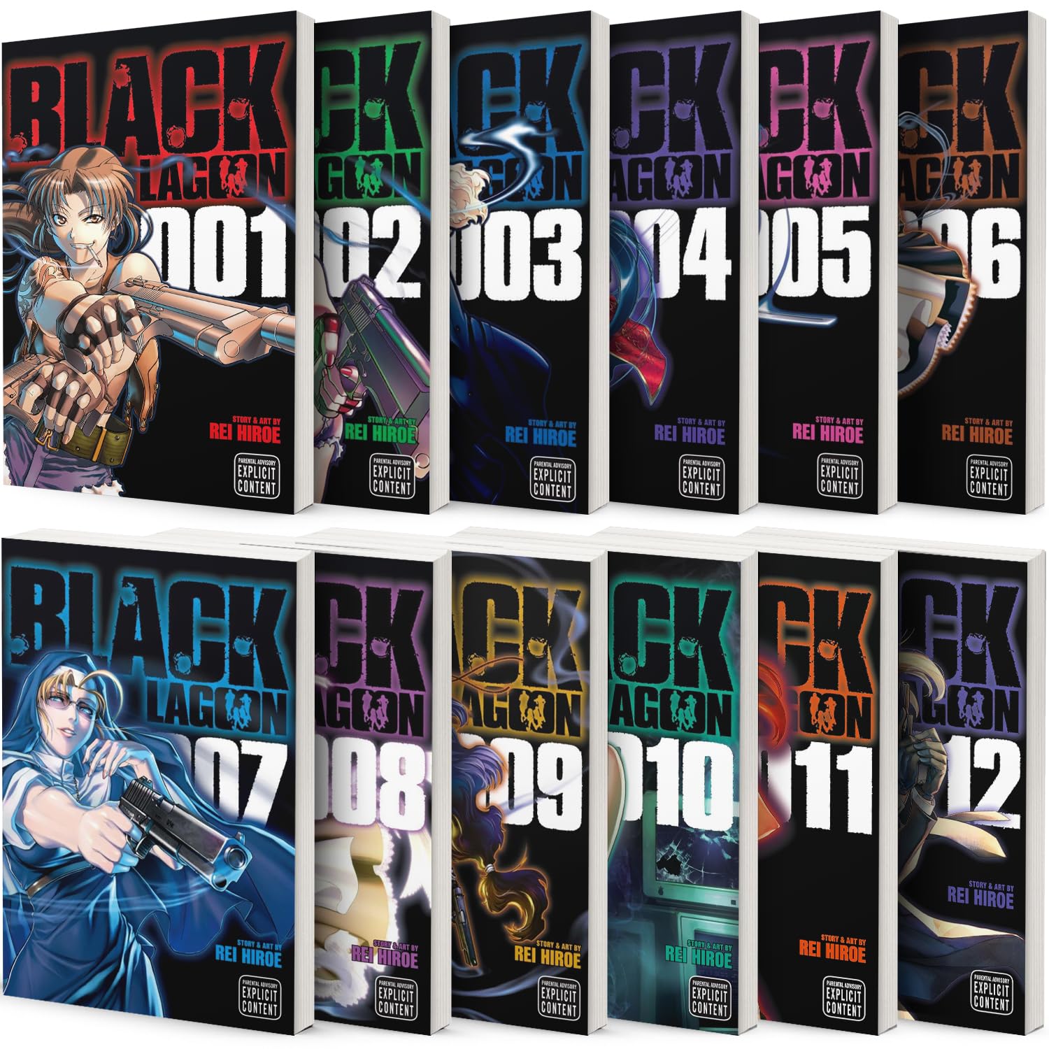 Black Lagoon Manga Set Vol. 1-12 by Rei Hiroe (Viz Media)
Black Lagoon Manga Set Vol. 1-12 by Rei Hiroe (Viz Media)