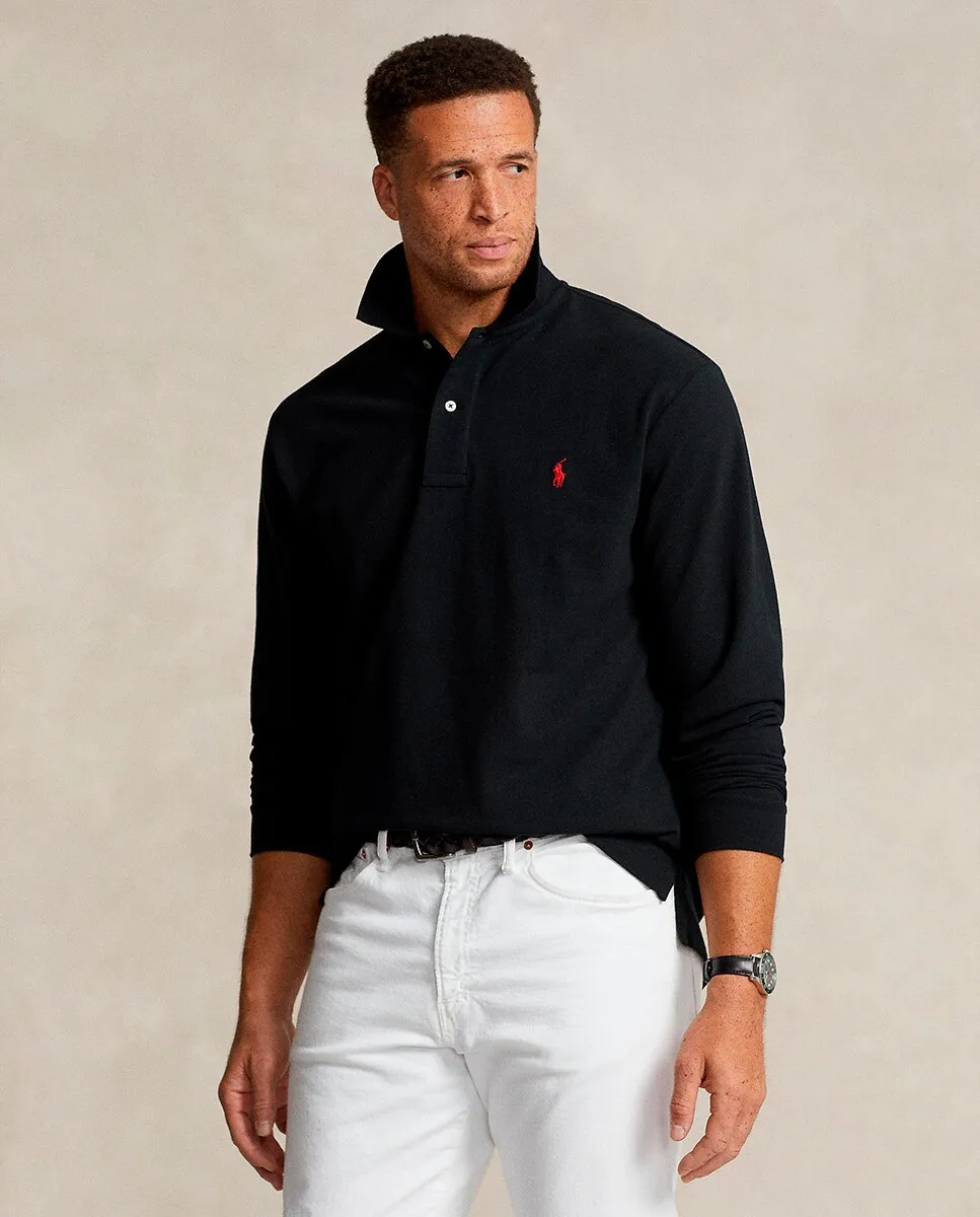 Мужская рубашка-поло из хлопкового пике Classic, большие размеры Polo Ralph Lauren, черный
Мужская рубашка-поло из хлопкового пике Classic, большие размеры Polo Ralph Lauren, черный