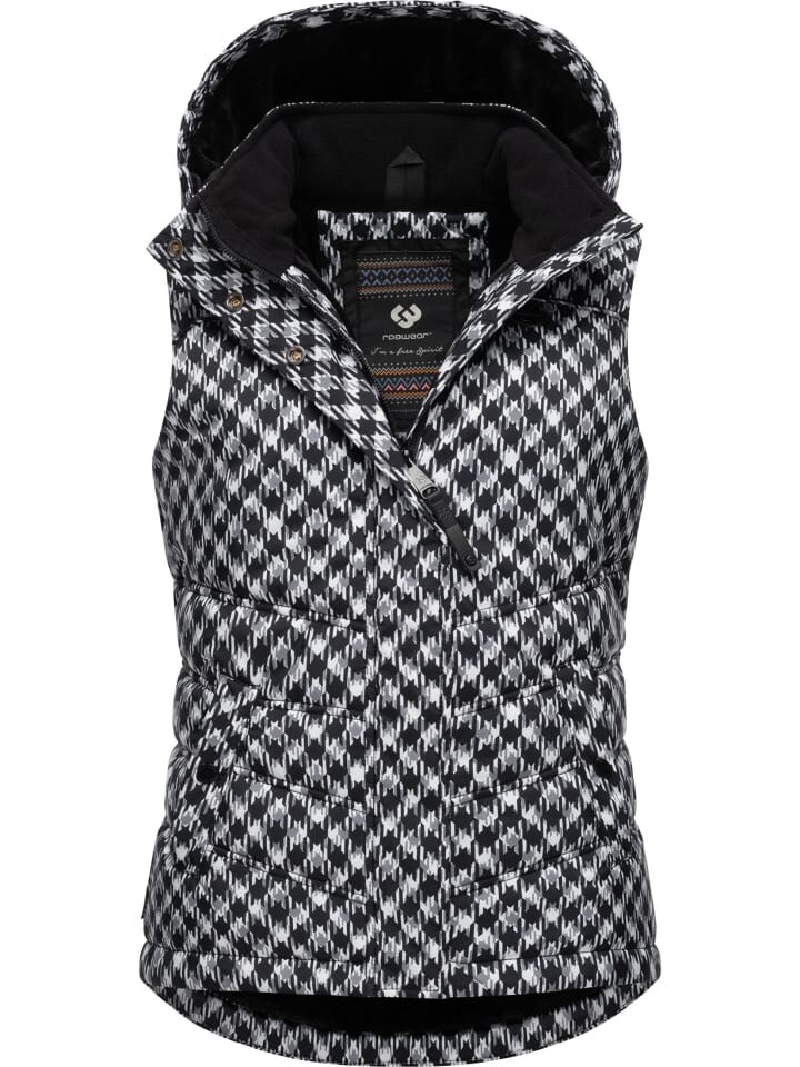 Стеганый жилет ragwear Hesty Print, черный
Стеганый жилет ragwear Hesty Print, черный