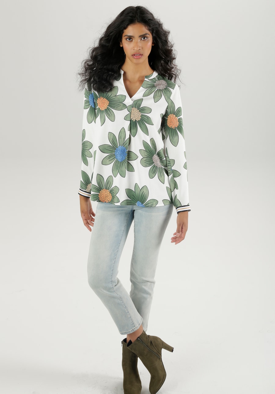 Блуза Aniston SELECTED, зеленый
Блуза Aniston SELECTED, зеленый