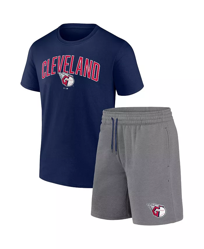 Мужской комбинированный набор из футболки и шорт Cleveland Guardians Arch в цветах Navy и Heather Gray Fanatics
Мужской комбинированный набор из футболки и шорт Cleveland Guardians Arch в цветах Navy и Heather Gray Fanatics