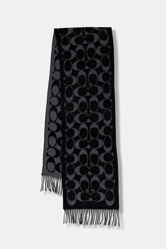 Шерстяной шарф Coach, черный
Шерстяной шарф Coach, черный